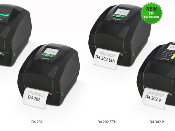 Качество и рентабилност с етикетните принтери Custom D4